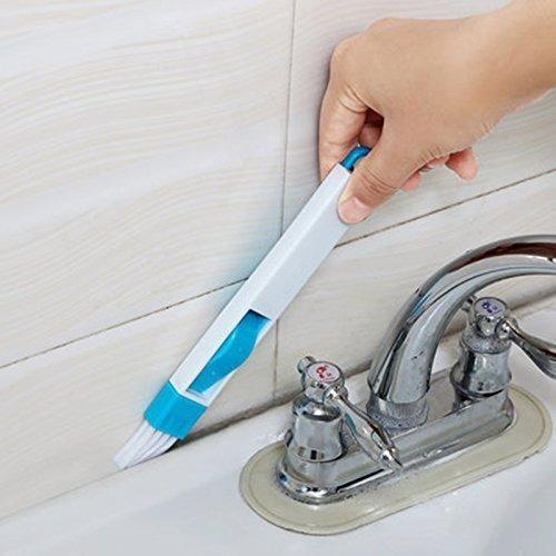 2 in 1 Multi-Function Plastic Window Slot Keyboard Wardrobe Dust Removal Cleaning Brush 