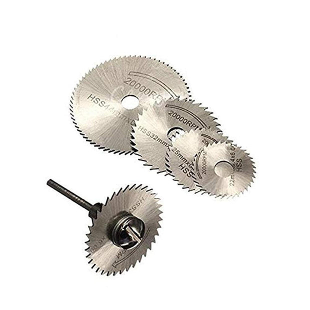 -6pcs Metal HSS Circular Saw Blade Set Cutting Discs for Rotary Tool 