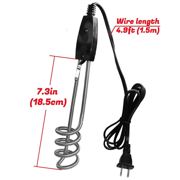 1000W-220V Water Heater Portable Electric Immersion Element Boiler 