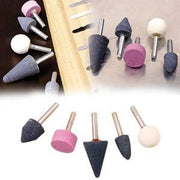 -5 Pcs Shank Abrasive Mounted Stone (Multicolour) 