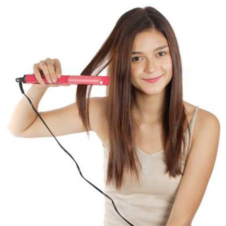 2 in 1 Hair Straightener and Curler Machine For Women | Curl & Straight Hair Iron 