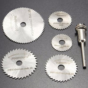 -6pcs Metal HSS Circular Saw Blade Set Cutting Discs for Rotary Tool 