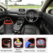 -4L Foldable Car Trash Can Storage Organiser 