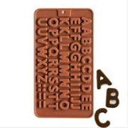 Alphabet Birthday Silicone Chocolate Mold Candy 