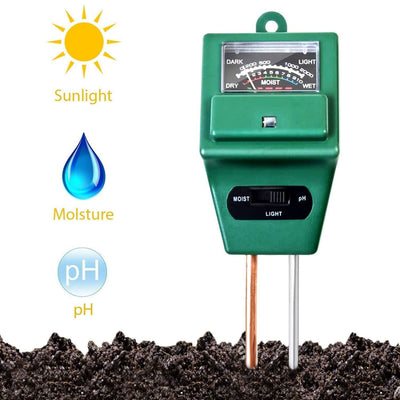 -3 Way Soil Meter (pH Testing Meter) 