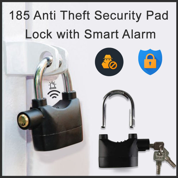 Anti Theft Security Pad Lock with Smart Alarm 