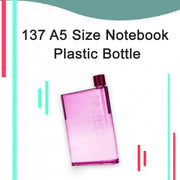 A5 Size Notebook Plastic Bottle (Any olor) 