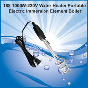 1000W-220V Water Heater Portable Electric Immersion Element Boiler 